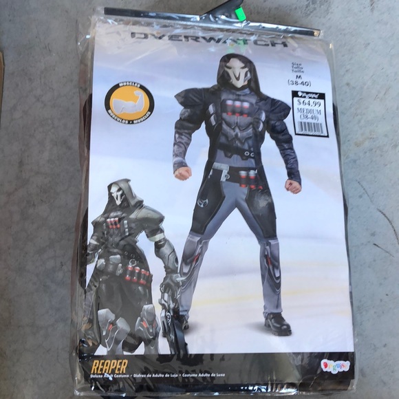 OverWatch Reaper Adult Costume! New! Blowout Price! - Picture 2 of 5
